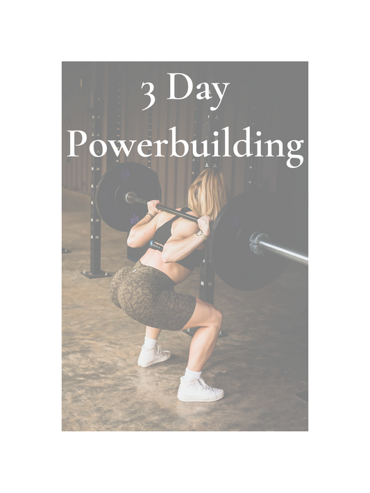 3 Day Powerbuilding Program